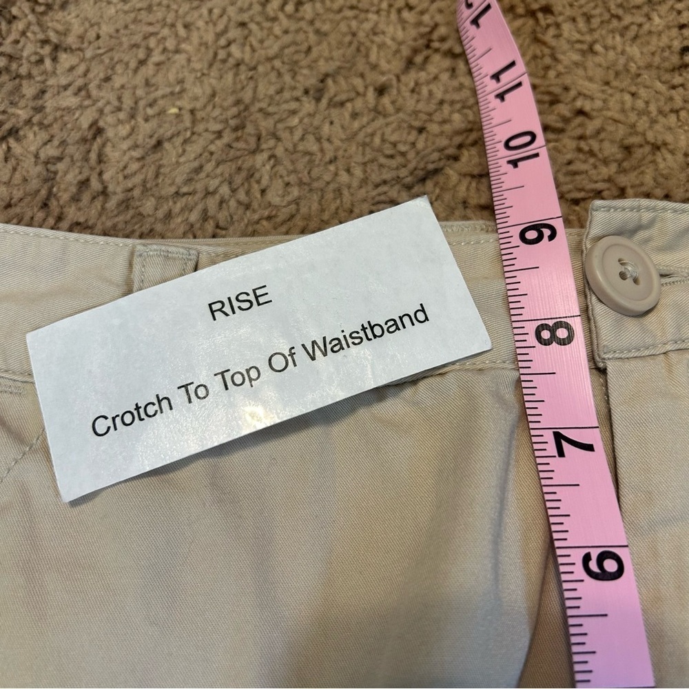 Columbia | 100% Cotton Khaki Bermuda Shorts Hiking Light Tan Women’s Size 10 - Picture 10 of 11